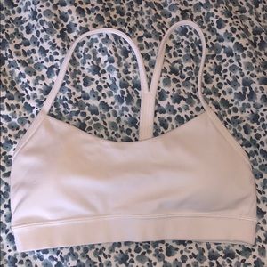 Lululemon Flow Y Bra - White